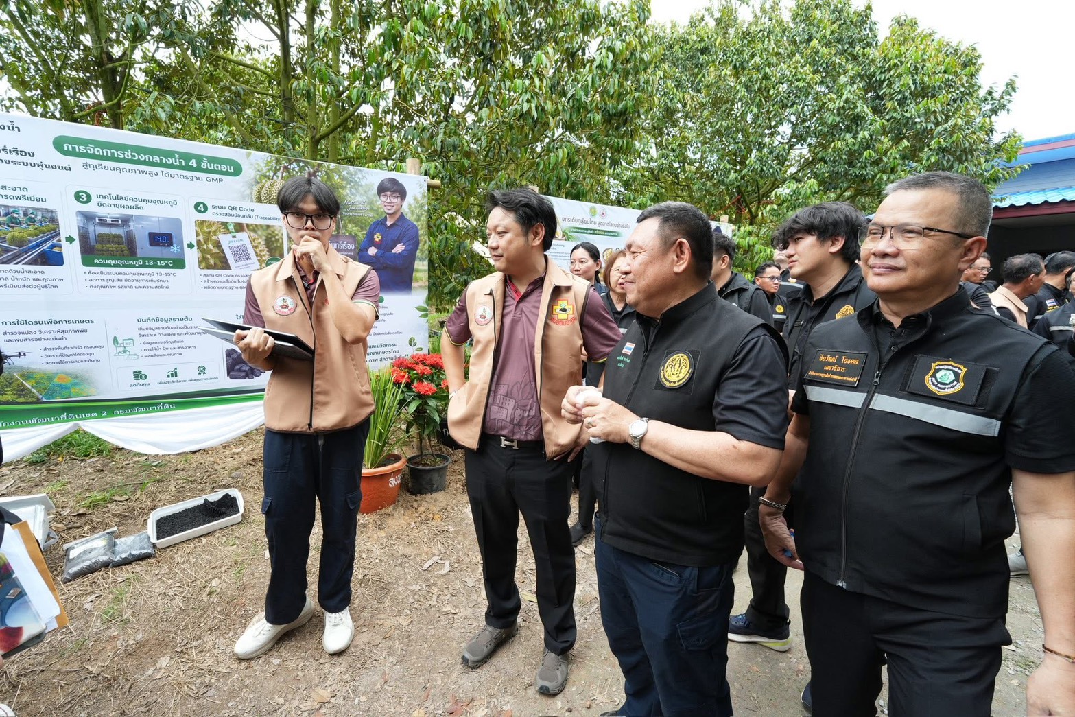 title - ส.ป.ก.จันทบุรี ติดตามรัฐมนตรีว่าการกระทรวงเกษตรและสหกรณ์ และคณะ  ลงพื้นที่ตรวจราชการในพื้นที่จังหวัดจันทบุรี